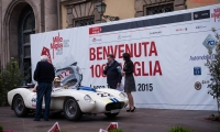 16/05/2015 Lucca, Passage of the Automobile Racing Mille Miglia from the center of Lucca