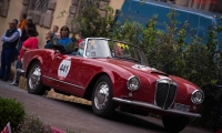 16/05/2015 Lucca, Passage of the Automobile Racing Mille Miglia from the center of Lucca