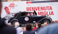 16/05/2015 Lucca, Passage of the Automobile Racing Mille Miglia from the center of Lucca