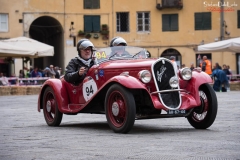 16/05/2015 Lucca, Passage of the Automobile Racing Mille Miglia from the center of Lucca