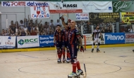 Finale play off per lo scudetto di Hockey su pista disputata a Forte dei Marmi tra Alimac forte dei Marmi e CGC Viareggio dove ha vinto l'alimac forte dei marmi per 7-2